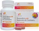 vH Wesentliche Probiotika mit Präbiotika und Cranberry Feminine Health Supplement, 60 Count