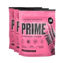 PRIME HYDRATION+ Sticks Strawberry Pastèques (en anglais seulement) Poudre d'hydratation Bâtons à usage unique (en anglais seulement) Poudre d'électrolyte sur le go