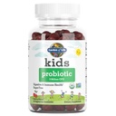 Jardin de la vie Enfants Probiotique 3 Million CFU, Gommies cerises parfumées - Probiotiques sans sucre une fois par jour pour les enfants, Probiotiques Plus fibre pour la santé des enfants digestifs et immunitaires, 30 Gommies végétariennes