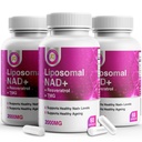 Resvératrol NAD pur et TMG, 2000mg, 3 en 1 Formule avancée, Immuni et soutien énergétique, peau et santé globale, 60 Capsules