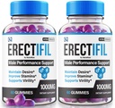 (2 Pack) Gommies d'Erectifil, Gommies d'Erectifil 1000 MG, Support de formule tout naturel pour les hommes, Supplément Homme Premium pour la santé globale et la performance maximale, Erec tifil Gomitas Avis (120 Gommies)