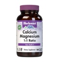 BlueBonnet Calcium Magnésium 1:1 Rapport Capsules végétariennes, 180 Nombre, Blanc