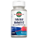 Kal 800 Mcg Acide folique Méthyl B-12 Comprimés, framboise, 60 Compte
