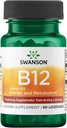 Swanson Suppllemelts Vitamine B-12 5 Milligrammes 60 onglets