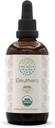 HerbEra Eleuthero B120 USDA Teinture biologique (Extrait sans alcool, gouttes à base de plantes de haute puissance) Certifié Eleuthero biologique (Eleutherococcus Sensicosus, Ginseng sibérien) Racine séchée (4 oz)