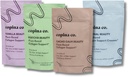 Copina Co. Vegan Collagen Booster Mix: Plant Based Collagen Support Smoothie Drink Vegan Blend Variety Pack | 4 Flavors Matcha, Vanilla, Original und Cacao Calm | 25 Portionen pro 4.4oz Tasche