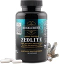 BUCKLEBURY Capsules de zéolite micronisées - Détox de zéolite minérale pour adultes - Supports Système immunitaire, métabolisme et santé digestive - Formule avancée pour les hommes et les femmes - 90 Capsules Vegan