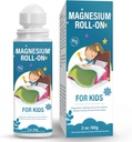 Lotion de magnésium pour les enfants, Rouleau de magnésium pour le sommeil et le calme - Aidez les enfants à calmer et à dormir, Crème de magnésium topique - Soutenir une humeur équilibrée, coucher et nuit