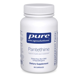 Pure Encapsulations Pantethine | Hypoallergenic Supplement Supports Healthy Lipid Metabolism and Cardiovascular Function* | 60 Capsules