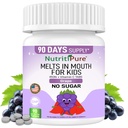 Kids Chewable Iron Supplement, Ferronyl® Carbonyl Iron 9 mg, Vitamin C 30 mg, Grape Flavor, 90 Tabletten (1 Flasche)