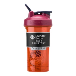 BlenderBottle Shaker Bouteille Pro Série parfaite pour les shakes protéiques et préentraînement, 24-Ounce, Corail
