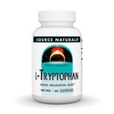 Source Naturals L-Tryptophane, pour l'humeur, la relaxation et le sommeil*, 500mg - 60 Capsules