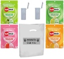 SENSORY4U Ensemble-cadeaux SaltStick avec de nouveaux Fastchews Saveurs et tubes prêts à la course - Citron Lime Orange Vert Pommes et pastèques Comprimés électrolytiques