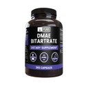 Ingrédients originaux purs Bitartrate DMAE (365 Capsules) Pas de Magnésium ou de Rice Filters, Toujours Pure, Verified Lab