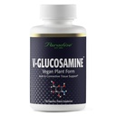 Paradise Herbes V-Glucosamine Supplément, Tissu et Santé articulaire, Super Potent, Ultra Pure, Vegan, Non OGM, Sans gluten, 120 Capsules végétariennes
