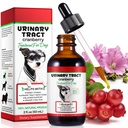 Urinär Trakt für Hunde, Hund Urinary Tract Infektion Behandlung mit Cranberry unterstützt Urinary Tract & Bladder, unterstützt Nierenstein & Hund UTI, Pet Supplement Cranberry Ergänzung für Hunde - 60 ml