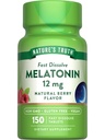 La vérité de la nature Melatonine 12 mg de 150 comprimés Dissolve rapide