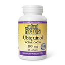 Facteurs naturels Ubiquinol 100 mg - soutient la santé cardiaque et la vitalité naturelle - Supplément de soutien antioxydant avec absorption supérieure - Soutien énergétique avec huile de lin - 60 Softgels (60 portions)