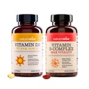 NatureWise Vitamin D3 2000iu 360 Count and Vitamin B Complex 150 Softgels - Healthy Muscle Function, Immune Support, Cellular Energy, Mental Clarity
