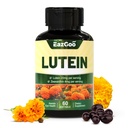 Lutéine pour Yeux, Lutéin 20mg, Suppléments Lutéin et Zeaxanthin, Suppléments pour Yeux, Relief des Eyeux & Soutien Vision Santé, Vegan, 60 Softgels