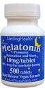 Melatonine 500 compte 10mg Dissolve rapide Vegan Super Strength