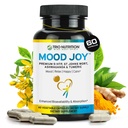 Trio Mood Joy | Premium 5-HTP, St Johns Wort, Ashwagandha & Turmeric | Ashwagandha Capsules zur Förderung natürlicher Ruhe und entspannter Stimmung | Mood Support Supplement | 60 Day Supply*