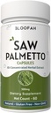 Saw Palmetto Kapseln 500mg | 10:1 Konzentrierter Extrakt | Serenoa Repens Kräuterergänzung | Non-GMO, Gluten-Free Easy-to-Take Kapseln (60 Count (Pack von 1))