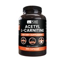 Pure Original Zutaten Acetyl L-Carnitin (365 Kapseln) Kein Magnesium oder Reisfüller, Immer rein, Lab Verifiziert