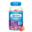 Avantage digestif Gommies probiotiques pour la santé digestive, Probiotiques quotidiens pour les femmes et les hommes, soutien pour le bluff occasionnel, le malaise abdominal mineur et la santé de la gueule, 80ct arômes naturels de fruits
