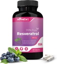 Pure Resveratrol 500mg – Antioxidans, Gesunde Aging & Herzgesundheitsunterstützung