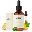 Baume de citron biologique gouttes (10:1) – Extrait sans alcool avec seulement 3 ingrédients – Confort digestif doux après la viande et soulagement occasionnel de la bloade – Mélange dans le thé – bio, casher, non-OGM – 1 fl oz