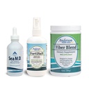Ultimate Health Boost Bundle (Trace Minerals Drops, faible teneur en sodium fortisalt et mélange de fibres)