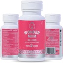 Vitamines prénatales et postnatales premium: Folate, DHA, Choline, Fer, B12, Multivitamine et probiotiques, soutient le développement du cerveau foetal, la grossesse et la santé postpartum, végétalien, non-OGM, sans gluten, 30 jours