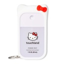 Touchland x Hello Kitty® Hand Sanitizer + Mist Case, parfumé et élégant hydratant vaporisateur, taille de voyage, sans colorant