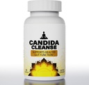 Candida Cleanse- Gut & Colon Support, Probiotique avancé et formule à base de plantes, formule à base de plantes naturelles (60 capsules)