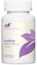 Supplément d'iode de potassium de haute puissance - Iodide de potassium USP et Capsules d'iode libres 12,5mg Mélange posologique précis - Capsule Alternative au supplément de Lugol pour l'énergie et l'immunité thyroïde (3 mois)
