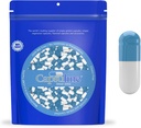 Capsuline Coloré Taille 0 Capsules de gélatine vide Bleu/Blanc 10000 CoteKosher & Halal Certifiés sans gluten