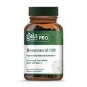 GAIA HERBS PRO Resvératrol 150 - Offre Santé Cœur & Immune Support - Contient des Noisettes Japonaises - Vegan, sans soja et sans gluten - 50 Phytocaps liquides (25 portions)