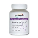 Transformation The Genesis of Good Health Enzymes ReleaseZyme Blend Supplement with Natural Herbs, Advanced Digestive Support Formula with Protease, Break Down Proteins, Plant Based, 100 Capsules