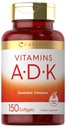 Carlyle Vitamin ADK | 150 Softgels | Non-GMO, Glutenfreie Nahrungsergänzung