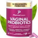 Women’s Probiotic for Vaginal Health | 50 Billion CFU with Probiotics, Prebiotic, Postbiotics & Cranberry for pH Balance, UTI Support, Yeast, Gut Health, Odor, Dryness & Feminine Comfort