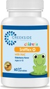 Creekside Naturals Snifflex, Kinder Sinus & Respiratory Support, Elderberry for Immune Health, Kinderarzt Formuliert mit NAC, Quercetin & Bromelain, Zero Sugar, Vegan, 60 Soft Chewables