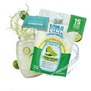 Elektrolyt-Getränk-Mix – Cucumber Limeade Agua Fresca Flavor | Zuckerfreies Hydration-Pulver mit Kokosnuss-Wasser & Minerals | 15 Single-Serve-Stick-Packs, Low Calorie, natürliche Flavor
