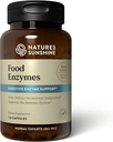 Nature's Sunshine Food Enzymes - Soutien digestif aux prébiotiques et probiotiques pour la santé des intestins - Supplément enzymatique digestif pour la santé digestive et soulagement de l'indigestion occasionnelle