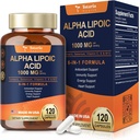 Totaria Alpha acide lipoïque - 1000mg ALA capsules supplémentaires pour la neuropathie soutient l'anti-âge et la santé globale