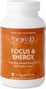 BRAINMD Dr Amen Focus & Energy - 120 Kapseln, Paket von 2 - Fördert Konzentration & Aufmerksamkeit - Koffeinfrei, Glutenfrei - 60 Gesamt Servierungen