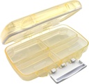 EZY DOSE Moisture-Proof Pill Case, Medizin Planner, Vitamin Organizer Box, Reisen-Freundlich, Latch-Closure, um Inhalte zu sichern, 7 Einzelteile Mehrere Größen mit strengen Siegel, Medium, Creme