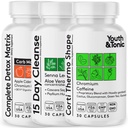 Jugend & Tonic Thermogenic Corti Thermo Shape 15 Tage Colon Cleanser & ACV Detox | für Detox Cleanse Energy und Stoffwechsel | 90 Pillen