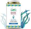 Poudre de refroidissement à chaleur piquante de marque Snake pour usage quotidien - Anti-Chafing, Relief de chaleur, Parfum de Kelp frais de l'océan (4,9 Oz / 140g)