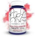 Dépôt de nootropiques R-ALA Comprimés complexes de cyclodextrines : 500 mg Adapté à l'acide lipoïque R-alpha